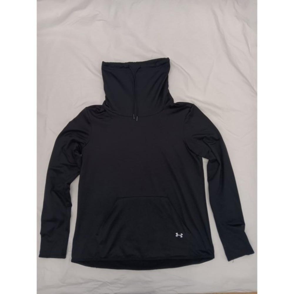 Under Armour Black Hoodie Cowl Neck Pullover Men's Casual Athletic Size M‎